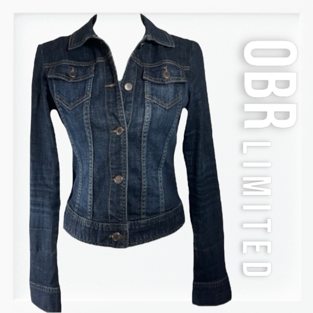 OBR Limited Dark Wash Jean Jacket sz XS